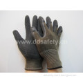 13G Nylon Knitted Latex Palm Coated Safety Gloves (DNL317)